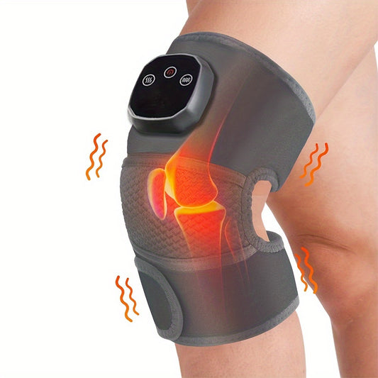 Wireless 3-in-1 Knee, Shoulder, and Elbow Heating Pad Massager with Heating and Vibration Functions