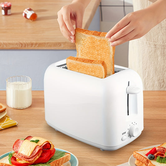 Compact Toaster with Defrost, Reheat & Cancel - Perfect for Bagels & Toast