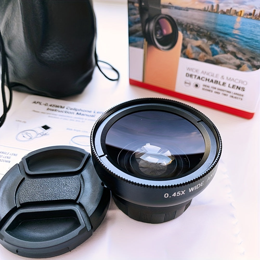 LuxRay® Pro Lens Kit for iPhone and Android, Macro and Wide Angle Lens