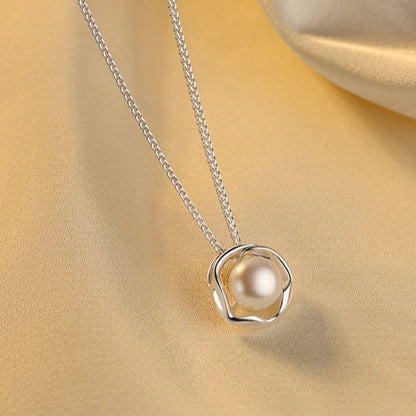 Pearl Petal Necklace