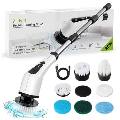 7 - in - 1 Rotating Head Cleaning Brush - HotSeller.eu