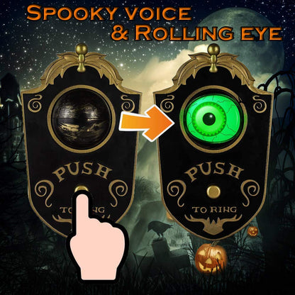 Halloween Animated Eye Doorbell，For Home and Bar Decor