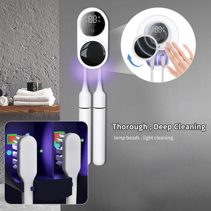 Intelligent Sensor Toothbrush Sanitizer with UV Sterilization and Drying