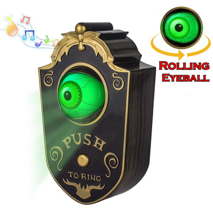 Halloween Animated Eye Doorbell，For Home and Bar Decor