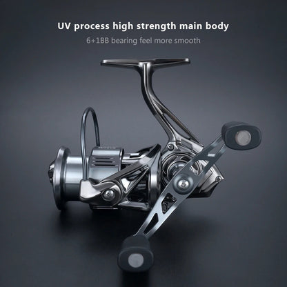 YINYU LURE new style Upgraded version SPIKER screw-in type spinning reel fishing reel Carbon double handle cast farther