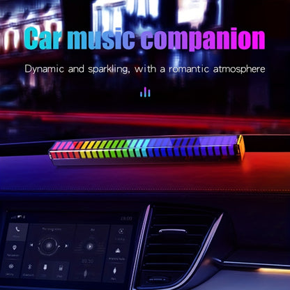 RGB Music-Activated USB Light: Sound Control Pickup Lamp for Car Interior and Computer Atmosphere