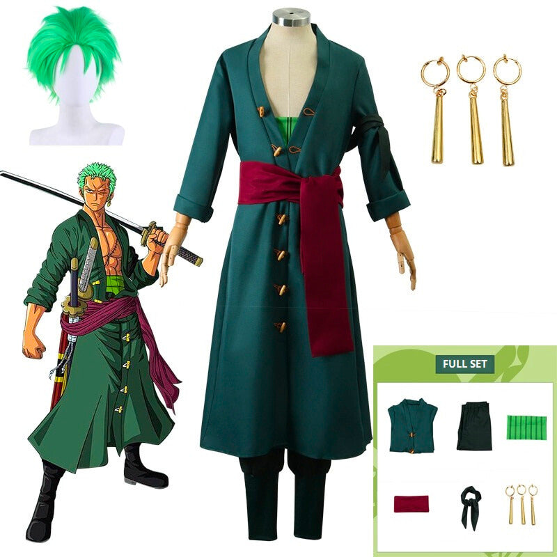 One Piece Roronoa Zoro Cosplay Costume