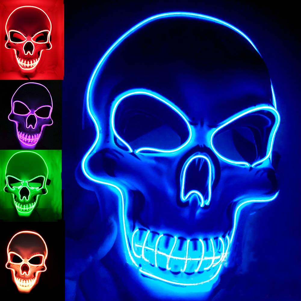 Halloween LED Light Mask for Party Supplies Favor