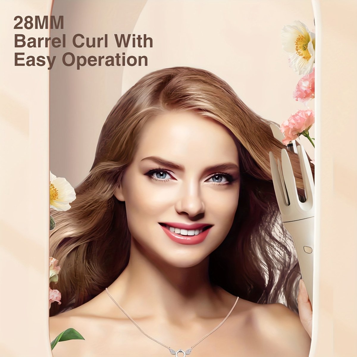 Automatic Hair Curler, equipped with an ion generator, smart timer - HotSeller.eu