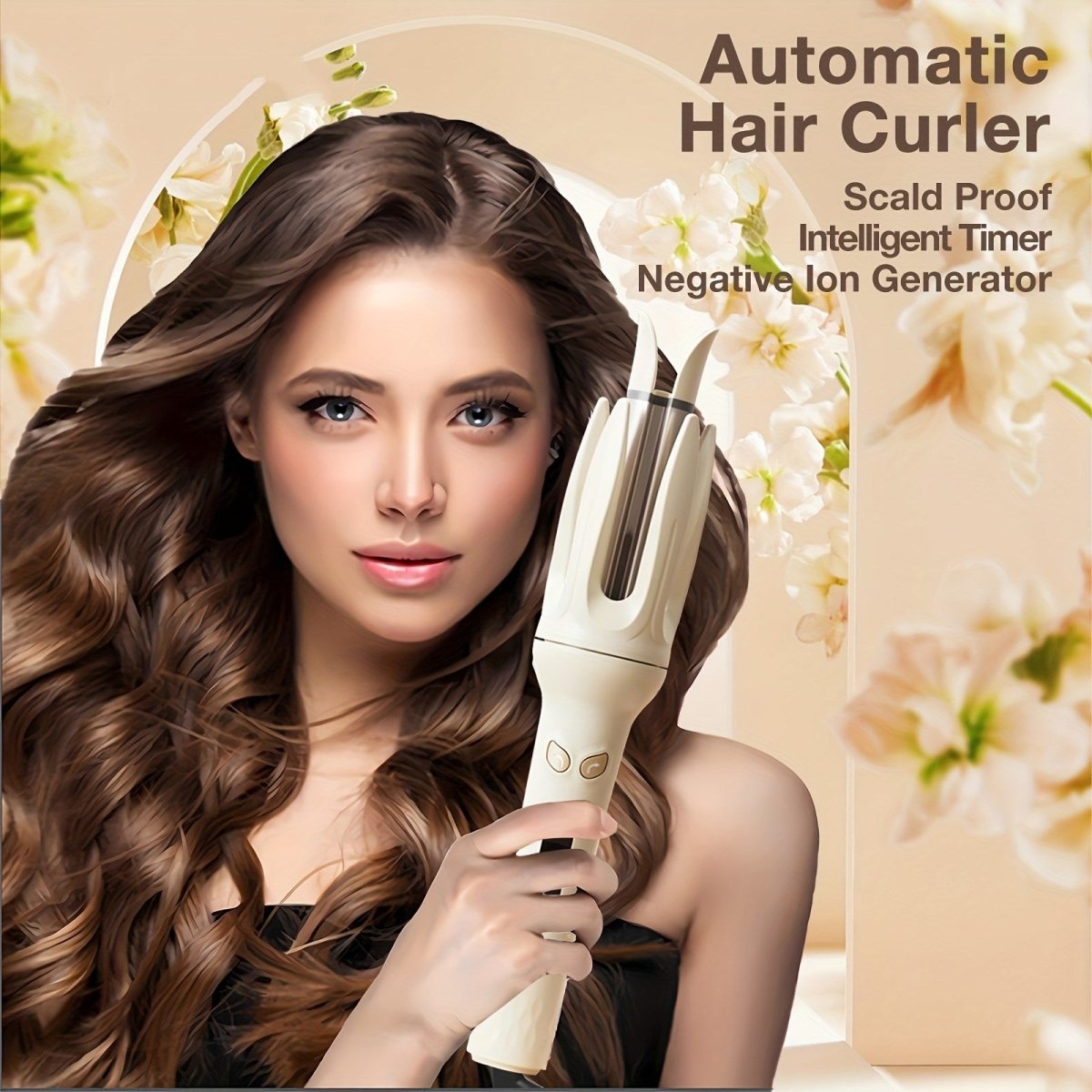 Automatic Hair Curler, equipped with an ion generator, smart timer - HotSeller.eu