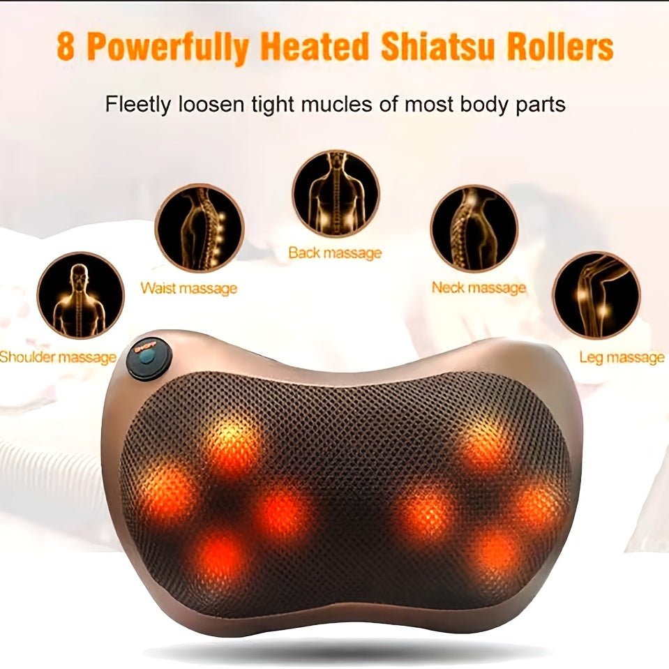 Back and Neck Massage Pillow, Car Massage Pillow - HotSeller.eu