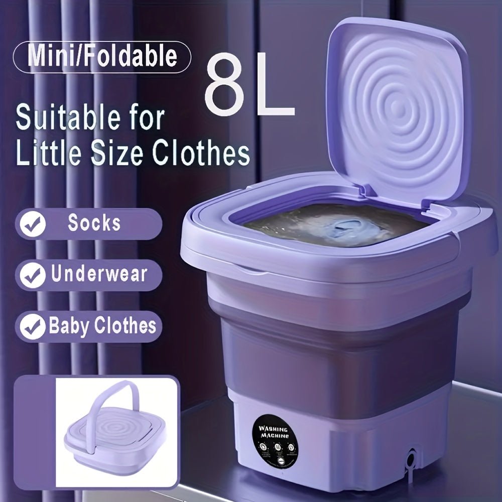 Portable Folding Mini Washing Machine 8L - HotSeller.eu