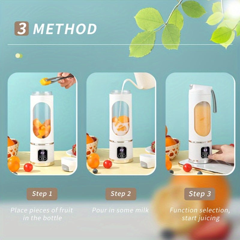 Portable Usb Rechargeable Blender With Led Display - HotSeller.eu