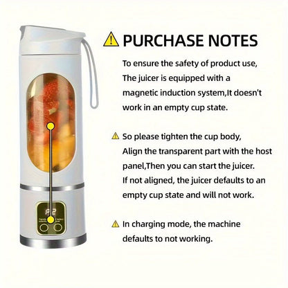 Portable Usb Rechargeable Blender With Led Display - HotSeller.eu