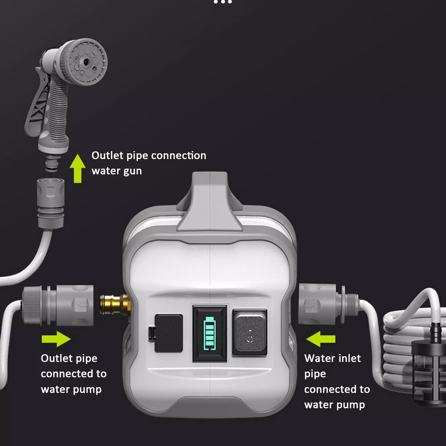 Rechargeable Water Pump For Agricultural Irrigation Pumping Car Wash Spraying