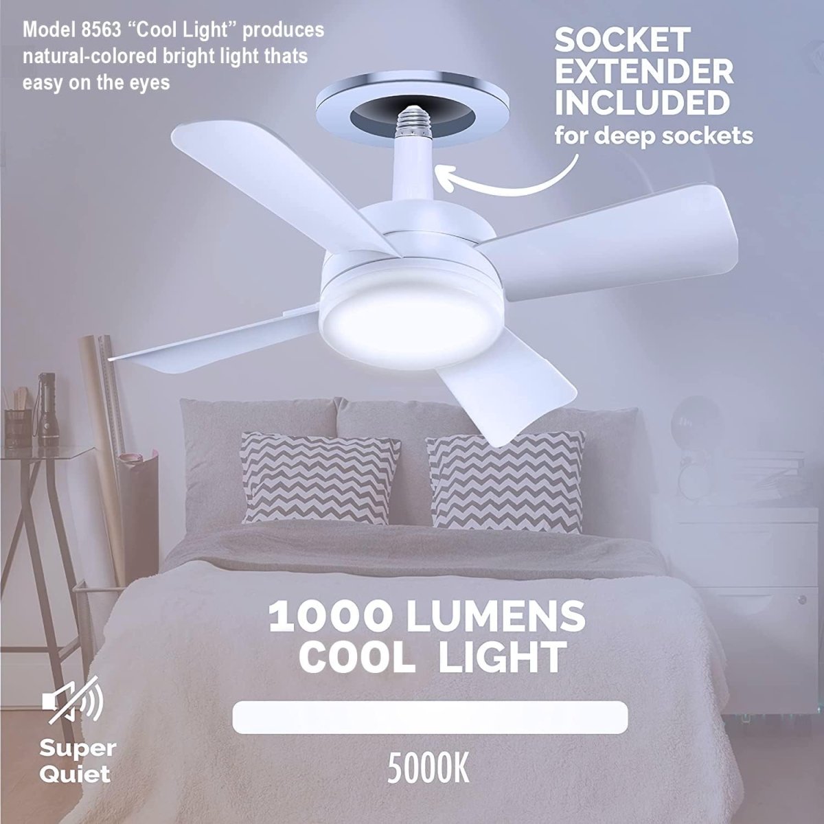 Socket Fan Lamp - HotSeller.eu