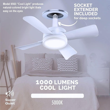 Socket Fan Lamp - HotSeller.eu