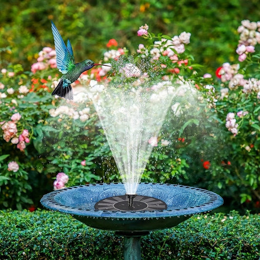 Solar - Powered Fountain Pump With 6 Nozzles - 1.5W - HotSeller.eu