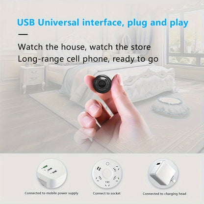 X5 Mini Wireless Camera - Remote Surveillance Network Camera with Mobile App, Can Be Used Without Plugging In - HotSeller.eu